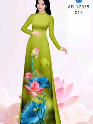 Vải Áo Dài Hoa Sen Mới Ra AD 17039 31 1786779193 372 Vai Ao Dai Hoa Sen Moi Ra AD 17039