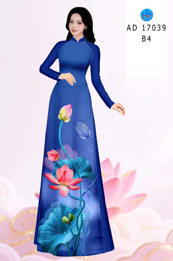 Vải Áo Dài Hoa Sen Mới Ra AD 17039 15 1786779193 397 Vai Ao Dai Hoa Sen Moi Ra AD 17039