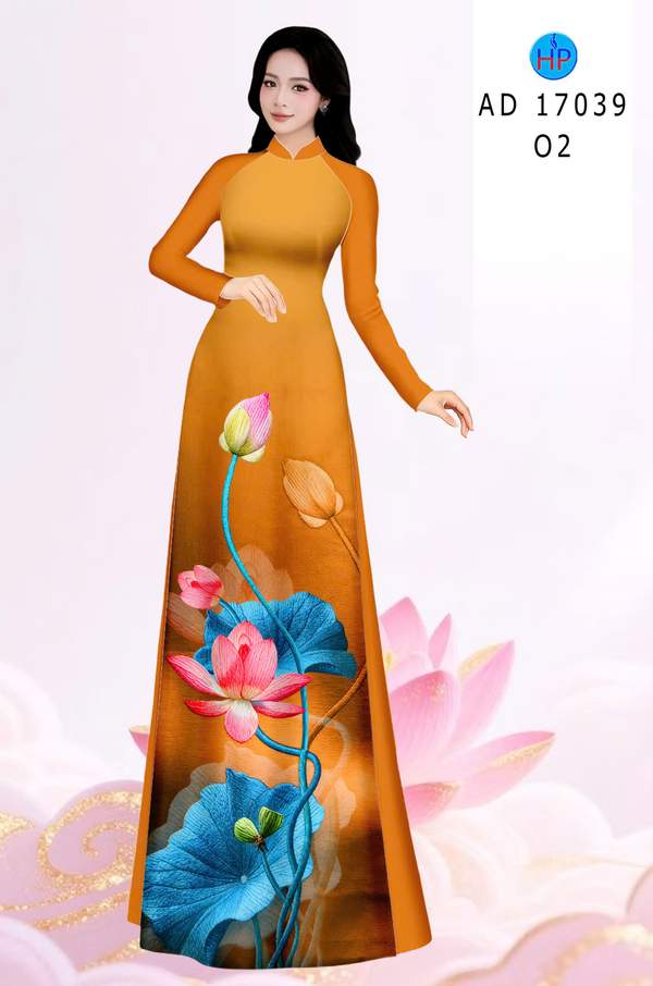 Vải Áo Dài Hoa Sen Mới Ra AD 17039 14 1786779193 44 Vai Ao Dai Hoa Sen Moi Ra AD 17039