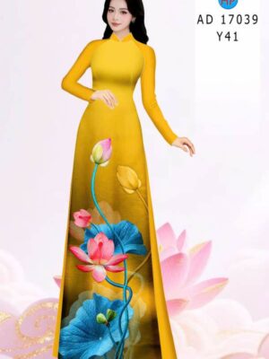 Vải Áo Dài Hoa Sen Mới Ra AD 17039 37 1786779193 48 Vai Ao Dai Hoa Sen Moi Ra AD 17039