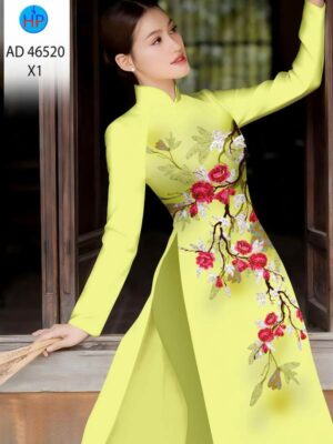 1787715227 197 Vai Ao Dai Hoa In 3D Moi Ra AD 46520