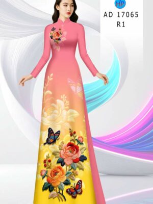 1787716724 732 Vai Ao Dai Hoa Hong Thiet Ke 2026 AD 17065