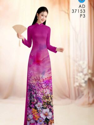 1788168172 672 Vai Ao Dai Hoa In 3D Doc Dao AD 37153