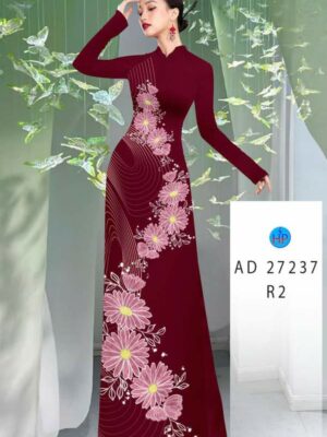 Vai Ao Dai Hoa Cuc Vua Ra AD 27237