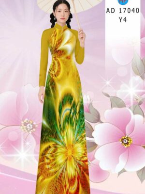 Home 87 Vai Ao Dai Hoa In 3D Sang Trong AD 17040