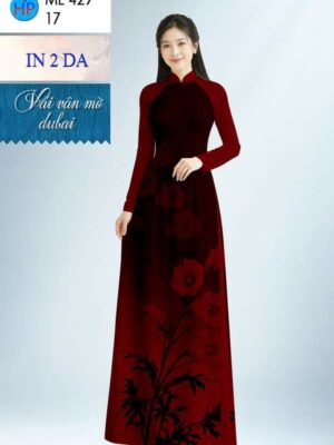 Vai Ao Dai Hoa In 4D Thu Hut AD ML429