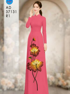 Vai Ao Dai Hoa Sen Thiet Ke 2026 AD 37131