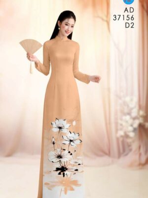 Vai Ao Dai Hoa Sen Thiet Ke 2026 AD 37156