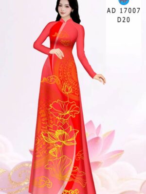 Vai Ao Dai Hoa Sen Vua Ra AD 17007