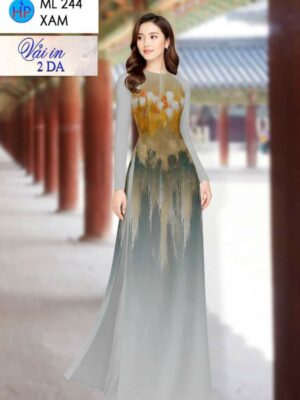 Vai Ao Dai Hoa Van Thiet Ke 2026 AD ML244