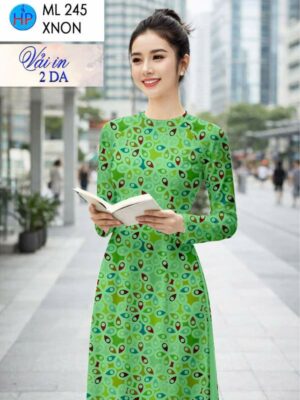 Vai Ao Dai Hoa Van Thu Hut AD ML245