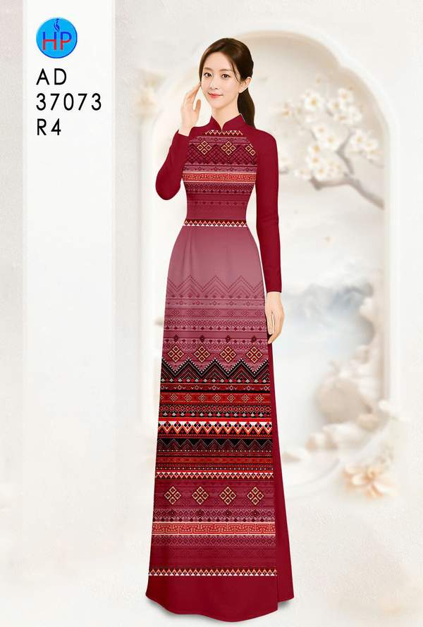Vải Áo Dài Thổ Cẩm Vừa Ra AD 37073 1 Vai Ao Dai Tho Cam Vua Ra AD 37073