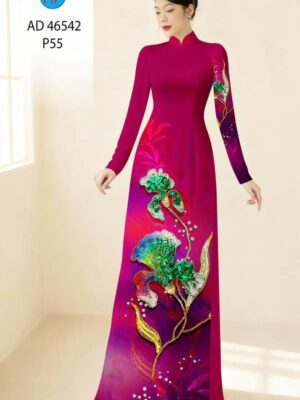 1788397770 143 Vai Ao Dai Hoa In 3D Sang Trong AD 46542