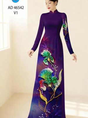 1788397770 691 Vai Ao Dai Hoa In 3D Sang Trong AD 46542