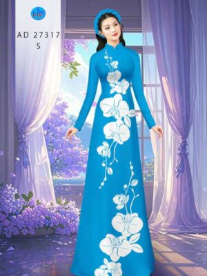 1788398147 317 Vai Ao Dai Hoa In 3D Moi Ra AD 27317