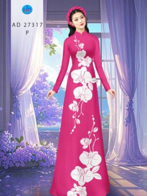 1788398147 970 Vai Ao Dai Hoa In 3D Moi Ra AD 27317