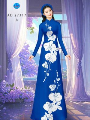 1788398148 245 Vai Ao Dai Hoa In 3D Moi Ra AD 27317
