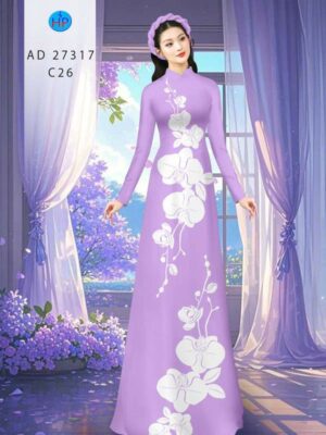 1788398148 406 Vai Ao Dai Hoa In 3D Moi Ra AD 27317
