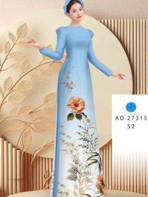 1788399158 153 Vai Ao Dai Hoa In 3D Vua Ra AD 27315