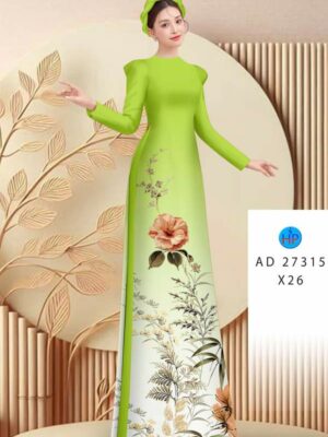 Vai Ao Dai Hoa In 3D Vua Ra AD 27315